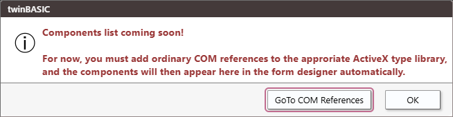 Components Message Components Message