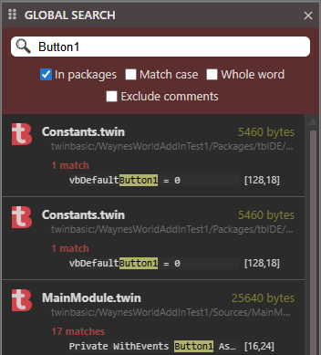 Global Search Global Search