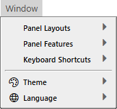 Window Menu Window Menu