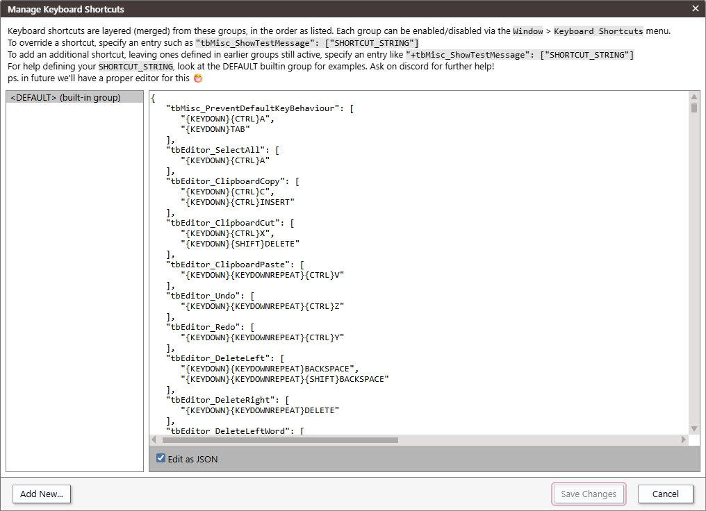 Window Keyboard Shortcuts - Manage Keyboard Shortcuts Menu Window Keyboard Shortcuts - Manage Keyboard Shortcuts Menu
