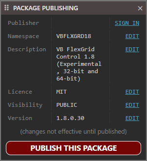 Package Publishing