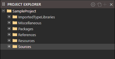 Project Explorer Sample Project Explorer Sample